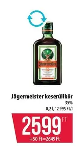 Jägermeister keserűlikőr