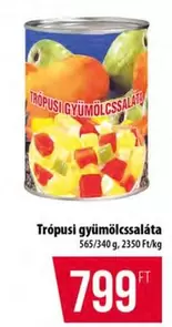 Trópusi gyümölcssaláta