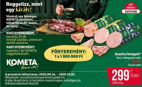Kométa felvágott