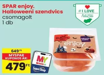 SPAR enjoy. Halloweeni szendvics csomagolt