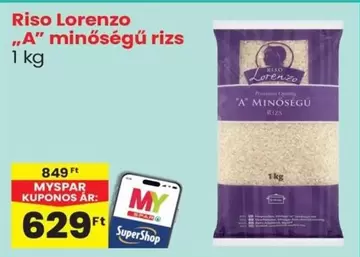 Riso Lorenzo "A" minőségű rizs