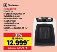 Electrolux - Hősugárzó EFH-5120