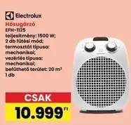 Electrolux - Hősugárzó EFH-1125