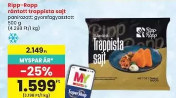 Rántott trappista sajt