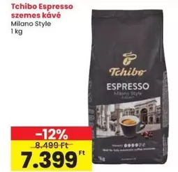 Espresso szemes kávé Milano Style