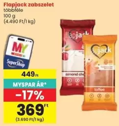 Flapjack zabszelet