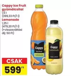 Cappy Ice Fruit gyümölcsital Lemonade