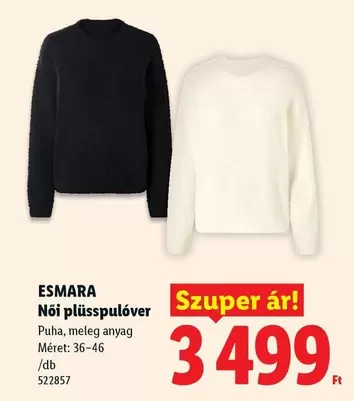 Női plüss pulóver