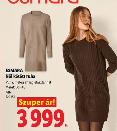 Női kötött ruha