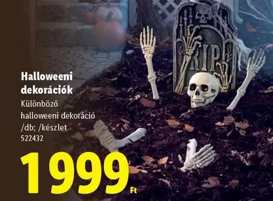 Halloweeni dekorációk