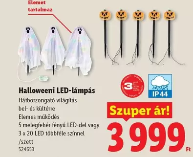 Halloweeni LED-lámpás Hátrborzongató világítás