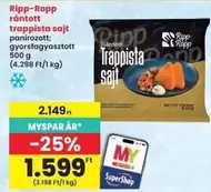 Rántott trappista sajt