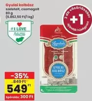 Gyulai kolbász szeletelt, csomagolt