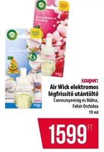 elektromos légfrissítő utántöltő