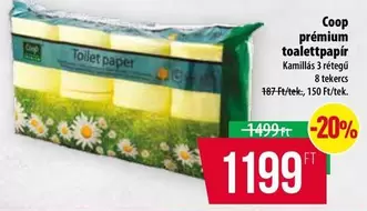 prémium toalettpapír