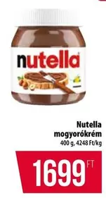 Nutella - mogyorókrém
