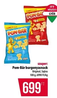 Pom-Bär burgonyasnack