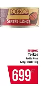 Sertés löncs