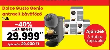 Dolce Gusto - Genio antracit kávéfőző