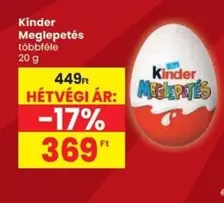 Kinder - Meglepetés többféle