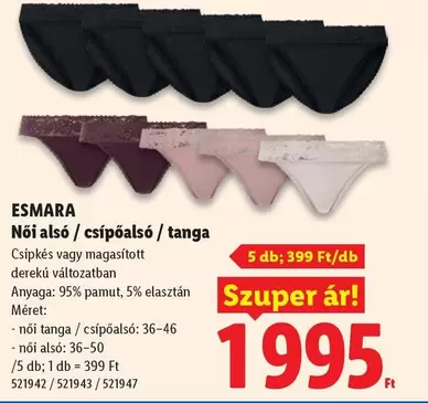Női alsó / csípőalsó / tanga