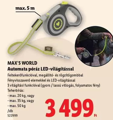 Automata pór
áz LED-világítással