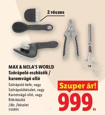 Szőrpoló eszközök / karomvágó olló