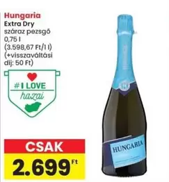 Extra Dry száraz pezsgő