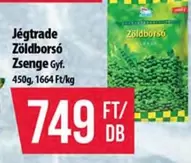 Jégtrade Zöldborsó