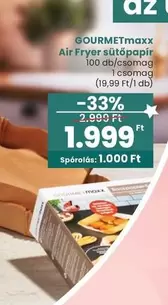 Air Fryer sütőpapír