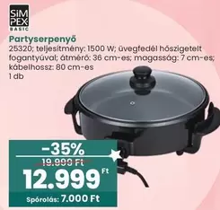 Partyserpenyő 25320