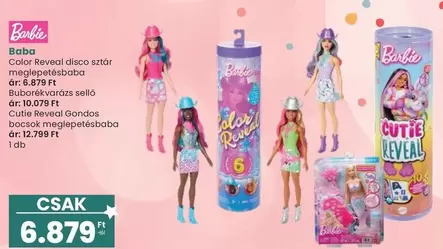 Barbie - Color Reveal sztár meglepetésbaba