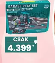 GARAGE PLAY SET CAR RACING