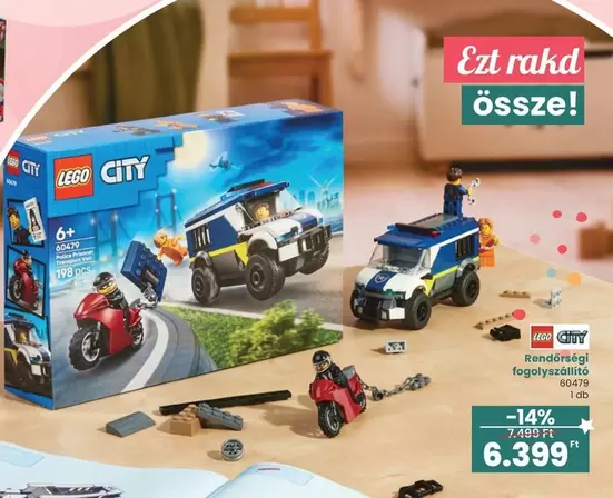 Lego - LEGO City Rendőrségi fogolyyszállító 60479