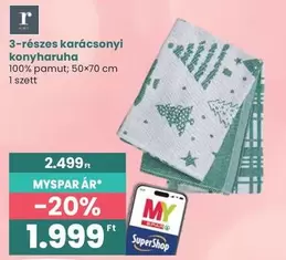 3-részes karácsonyi konyharuha