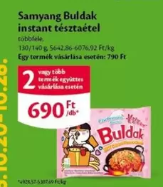 Samyang Buldak instant tésztaétel