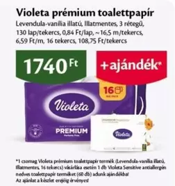 prémium toalettpapír