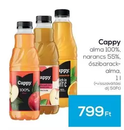 alma 100%, narancs 55%, őszibarack alma