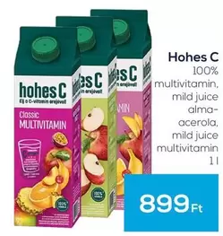 100% multivitamin, mild juice