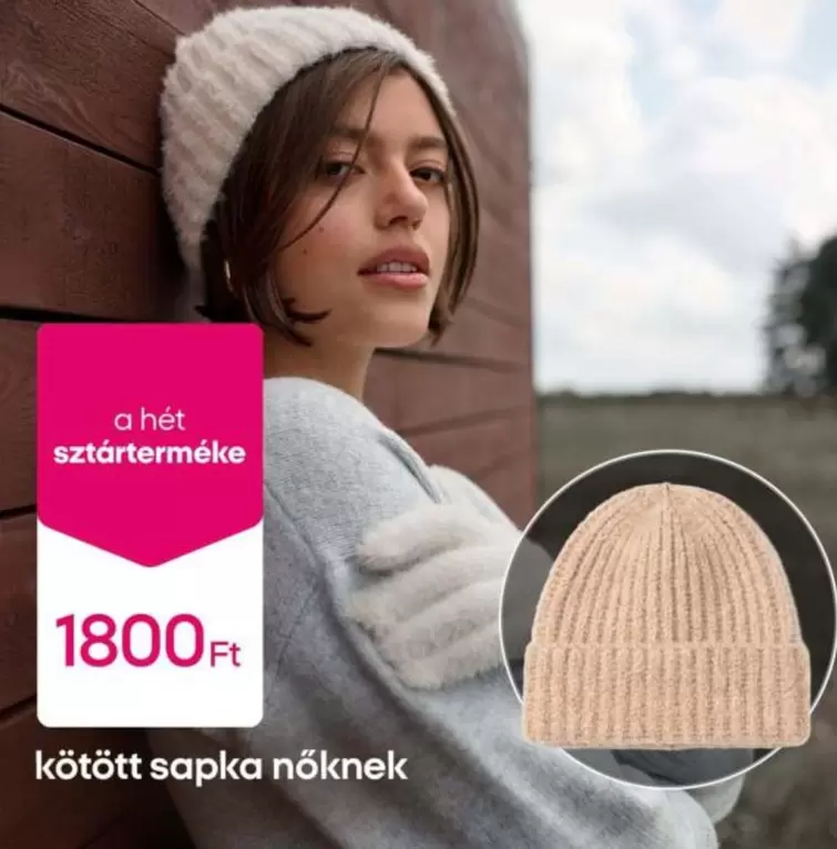 kötött sapka nőnek