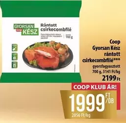 Rántott csirkecombfilé