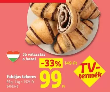 Fahéjas tekercs
