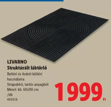 Struktúrált lábtörlő