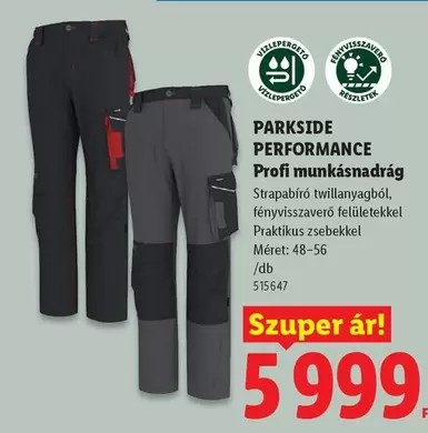 Profi munkásnadrág