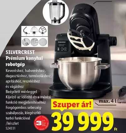 SILVERCREST Premium konyhai robotgép