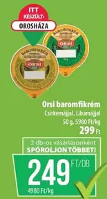 baromfikrém Csirkemájjal, Libamájjal