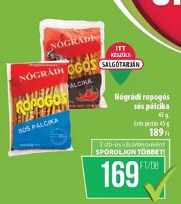 NÓGRÁDI ROPOGÓS SÓS PÁLCIKA