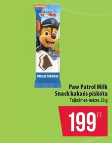 Paw Patrol Milk Snack kakaós piskóta