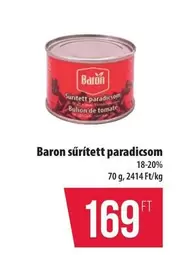 sűrített paradicsom
