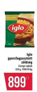 gyorsfagyasztott zöldség